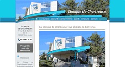 Desktop Screenshot of cliniquedechartreuse.com